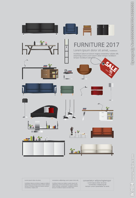 家具摆设设计图__广告设计_广告设计_设计图库