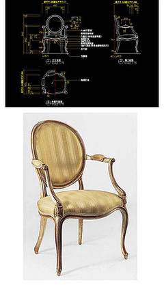 现代沙发cad设计图